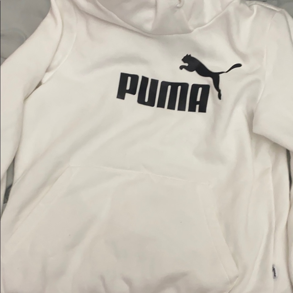 White puma hoodie
